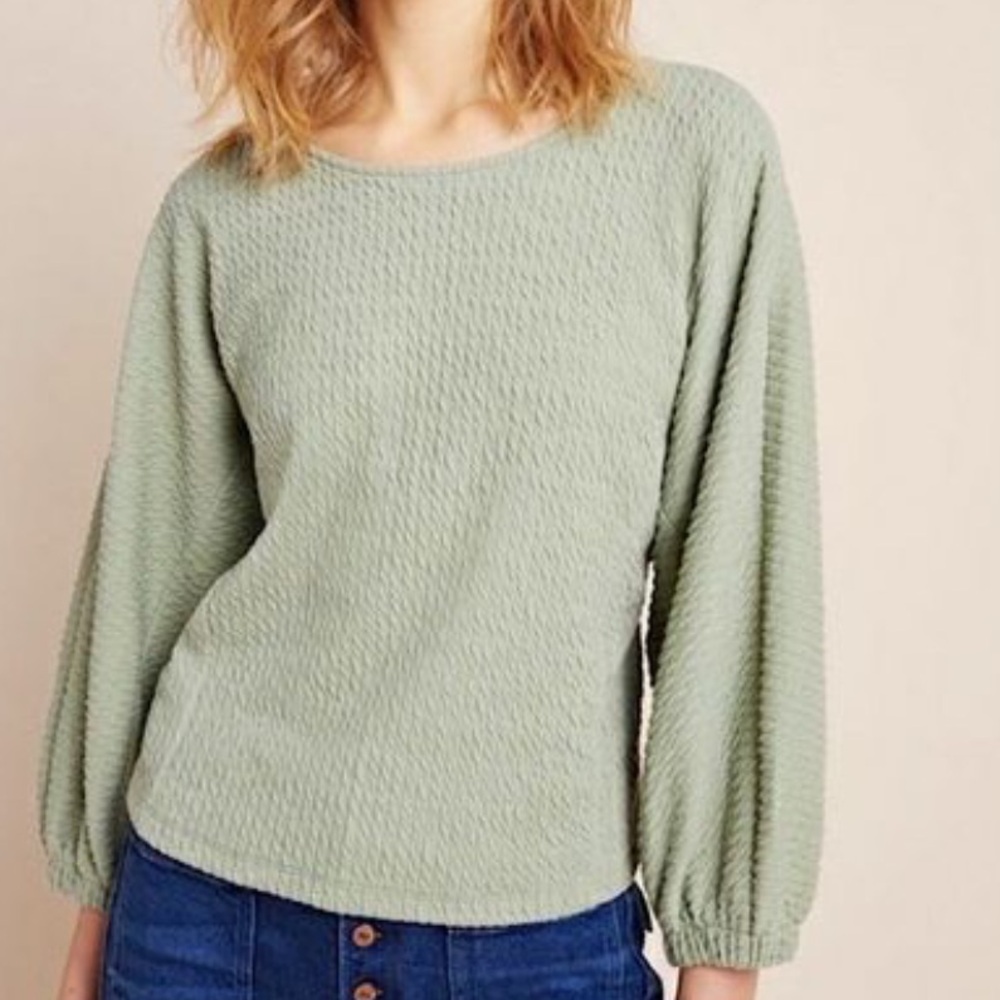 Anthropologie Arya Textured Top